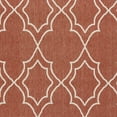 thumbnail image 2 of Livabliss Outdoor Rugs, 6x9 Alfresco Cottage Red Area Rug for Patio, Porch, Deck, Backyard, Waterproof Indoor Outdoor Carpet (5'11" x 8'10"), 2 of 7