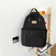 thumbnail image 2 of Mochila de muy buen gusto con colgante de oso para estudiantes, mochila escolar de gran capacidad para niñas (negro), 2 of 8
