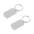 thumbnail image 3 of WHAMVOX  Key Ring Chain Holder Charms Keychain Christmas Gift Man Silver, 3 of 8