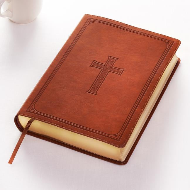 KJV Super Giant Print Lux-Leather Tan (Hardcover)