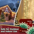 thumbnail image 3 of Beatineon 100 LED Christmas String Lights, 25ft IP68 Waterproof Outdoor LED String, Connectable for Patio, Fence & Holiday Decor, ETL Listed,Warm White, 3 of 4