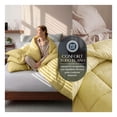 thumbnail image 3 of Edredón Queen Size Acolchado Reversible Esquimal Relleno Down, Compatible Con Funda Duvet Amarillo, 3 of 7
