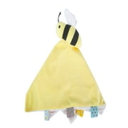 Kidsy Joy, Unisex Baby Soother (Security) Blanket with Colorful Tags, 0 Month -2 Year. Bee
