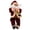 Red, variant on Falleo Clearance Christmas Santa Toys Home Decor Party Decoration Standing Doll
