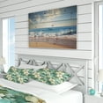thumbnail image 4 of Designart "Serenity In Seafoam I" Green Tropical Bedding Covert Set - Tropical Bed Set With 1 Sham, 4 of 5