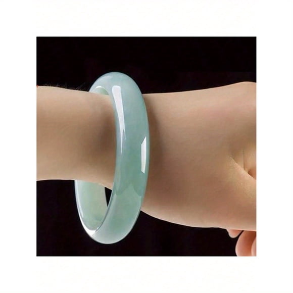 Natural Jadeite Color Bracelet For Wealth And Safe