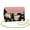 Rose Floral Print Black Pink, variant on SCRAWLGOD Floral Print Red Blue Beige PU Leather Small Crossbody Bags for Women, Cell Phone Cross body Purse Bag Crossbody Wallet Purses with Detachable Chain