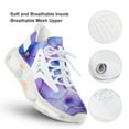 thumbnail image 3 of Purple Flowers Beautiful Walking Shoes for Men Woman Lightweight Tennis Fashion Elastic Sports Shoes Cushion Basketball Shoes, 3 of 7
