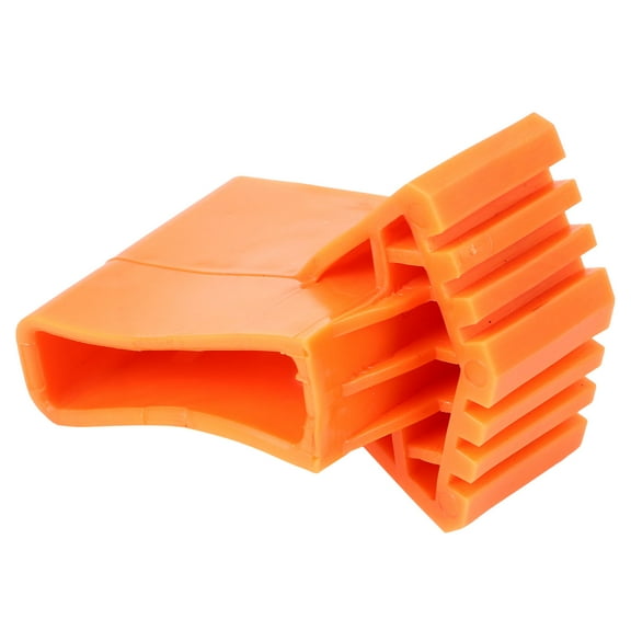 BESTOYARD 4Pcs Ladder Foot Cushion Orange Rubber Ladder Leg Cap for Home Use