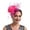 Hot Pink, variant on AJGRHE Handmade Exquisite Elegant Bridal Headband with Organdy Feather Fascinator Hair Mesh Lace Flower Ribbon for Wedding Tea Party Prom Garden Celebration Women Girls Blue