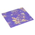 thumbnail image 2 of YFYANG Absorbent Dish Drying Mat for Kitchen, Reusable Purple Vintage Floral Pattern Microfiber Dish Mat, 16 x 18 inch, 2 of 9