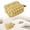Yellow 6.69×5.51 in, variant on Bubble Puff Tissue Box Cover, Decorative Cloth Napkin & Tissue Holder, Desktop Household Tissue Storage Box, Plush Fabric Bubble Tissue Container, Bedroom Decor Tissue Case,Yellow 6.69×5.51 in