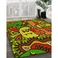 thumbnail image 3 of Ahgly Company Machine Washable Indoor Rectangle Transitional Pistachio Green Area Rugs, 7' x 9', 3 of 7