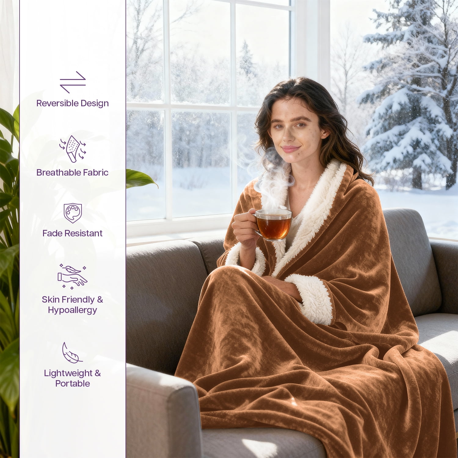 IR Imperial Rooms Wholesale Sherpa Fleece Blankets 10-Packs Warm & Soft Plush Washable Lightweight Cozy for Charity & Gift Coffee Throw Size