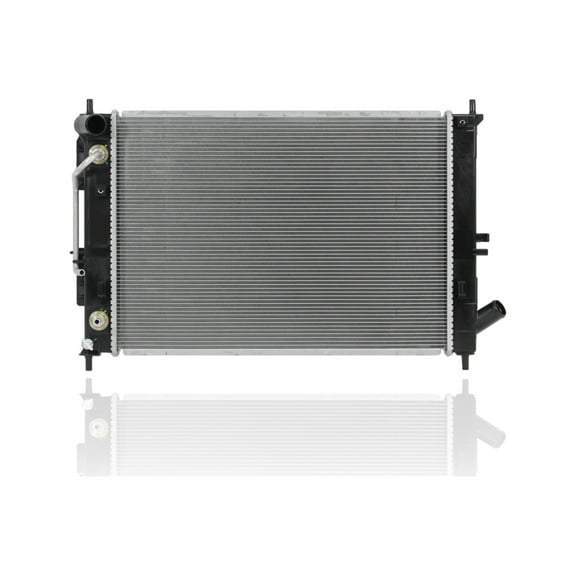Radiator - Pacific Best Inc. Fit/For 13411 14-14 Hyundai Elantra Coupe, 16-17 Elantra-GT, 14-16 Sedan, 15-17 Kia Forte-Koup 2.0L Manual Transmission - Plastic Tank Aluminum Core