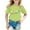 GN2, variant on Girls Tops Tees & Shirts Product Title Playful Graphic Print Round Neck Short Sleeve Tee for girls casual summer breathable blend cute everyday top