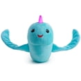thumbnail image 3 of Fingerlings HUGS - Nikki (paillettes bleues) - Narwhal en peluche interactif, 3 of 5