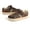 BROWN/ORANGE, variant on BURUDANI Lightweight Fashion Sneakers Girls Boys School Loafers Shoes