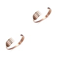 thumbnail image 4 of Qarigey con forma de horquilla, repuesto de extremo abierto, estilo Simple, para hombres y mujeres, brazalete decorativo antioxidante, Type3 NO3, 4 of 6