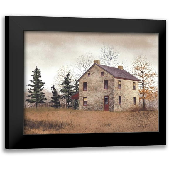 Jacobs, Billy 14x12 Black Modern Framed Museum Art Print Titled - Old Stone House
