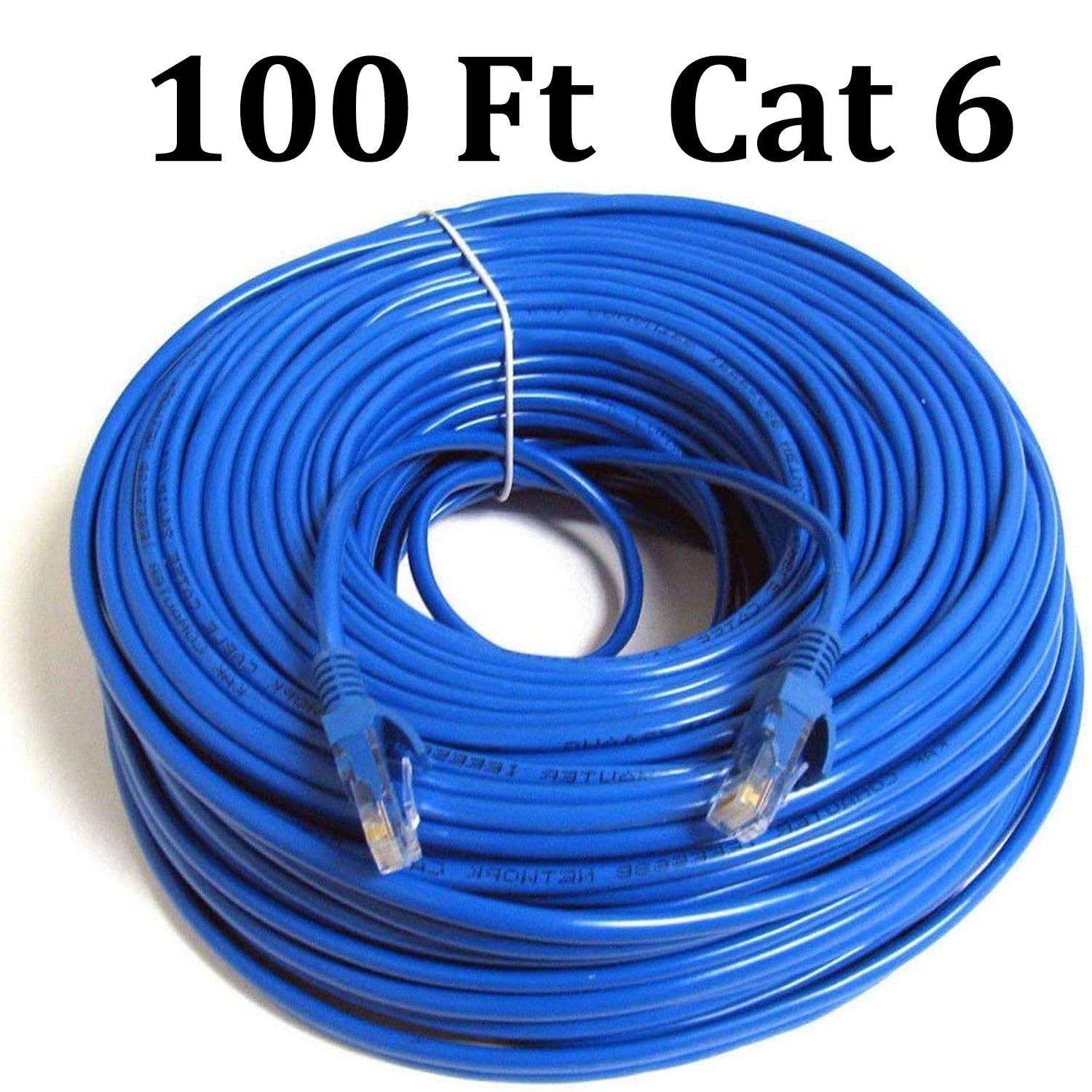 100ft Cat6 Cable (Cat6 Cable, Cat 6 Cable) Blue RJ45 LAN