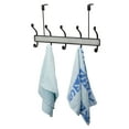 thumbnail image 3 of Dream Bath Black Over the Door Horizontal 10 Hook Bathroom Towel and Clothing Hanger with Diamond Cloth Decoration, 3 of 6