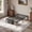 Black, variant on Einfach Full Bed Frame, 18'' Metal Platform Bed with 16.6'' Under-Bed Storage Space, Heavy Duty, No Box Spring Needed, Black