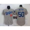 thumbnail image 1 of Baseball Jersey Dodgers Jersey Fan Elite Version Dodgers 50# Betts Replica Player Name Jersey, 1 of 2