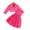 Rose, variant on Chenyin Toddler Baby Girls 2PCS Outfit Fashion Long Sleeve Short Jacket Halter Dress Two-Piece Set Spring Fall Clothing for 12 Months - 5 Years
