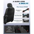 thumbnail image 3 of Protectores de respaldo de asiento de coche SMOQIO impermeables, 2 unidades, negros, 3 of 6