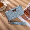 thumbnail image 4 of Wrangler Black Daisy Wallet for Women Bifold Credit Card Wallet Large Women's Wallets Ladies Cash Wallet with ID Window RFID Lining Card Cases Money, Navy, 4 of 7