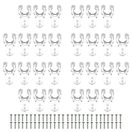 

100 Pcs Light Tube Lights Fluorescence Round Second Line Lamp Holder LED Clips Christmas Outdoor
