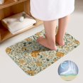 thumbnail image 3 of Geometrical Texture Pattern Bathroom Rugs, 2 Pieces Bath Rug Mat U Shaped Toilet Rugs, Soft Absorbent Bath Rugs, Machine Washable, Non-Slip Bath Mats For Tub, Shower And Bath Room, 3 of 6