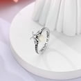 thumbnail image 5 of MULA Original Luminous Firefly 925 Sterling Silver Finger Ring AAA CZ For Women Birthday Gift Jewelry, 5 of 10
