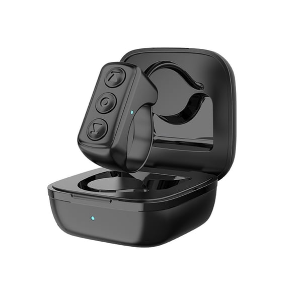 Maoww Wireless Remote Control Ring For Easy App Navigation Control Page Turner Remote Control Page Kin-dle black