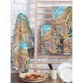 thumbnail image 2 of Jellyfish Coastal Kitchen Dish Towels for Drying Dishes Set of 4, Summer Nautical Starfish Coral Brown Anchor Waffle Weave Microfiber Hand Tea Bathroom Towels Quick Dry & Absorbent Towel 15.7x23.6, 2 of 7