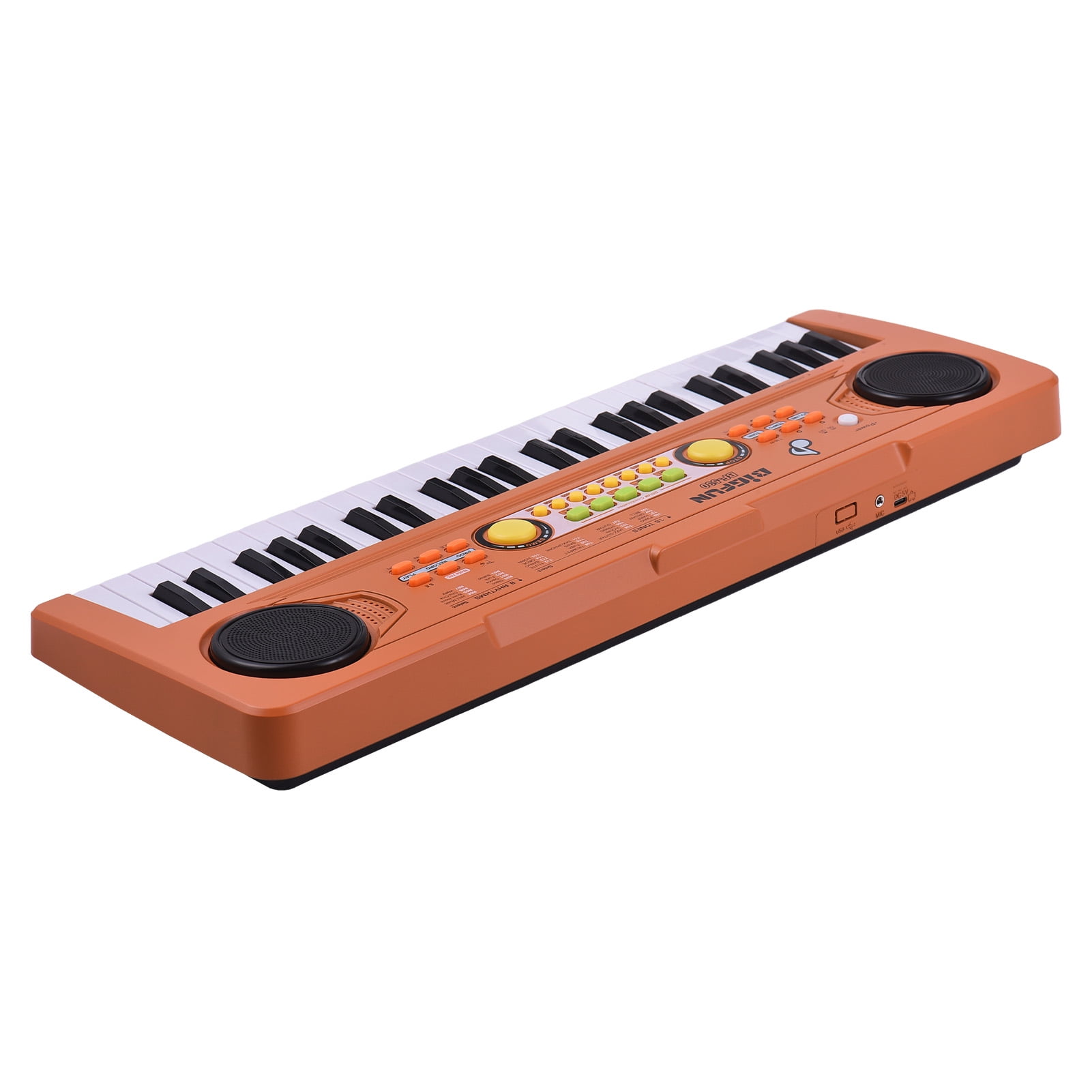 electric piano Keyboards Keyboards Piano 49 Key Portable Electronic Keyboard Piano 16 Tones 8 Rhythms 5 Percussion 6 Demos Dual Speaker Musical Instrument with Microphone