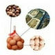 thumbnail image 4 of Bolsa de malla reutilizable, 100 piezas de bolsa de malla para huevos, para frutas, frutos secos, comestibles y verduras, bolsas de almacenamiento para compras y almacenamiento (rojo), 4 of 5