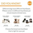 thumbnail image 6 of K&H Pet Products Mother’s Heartbeat Puppy Crate Pad Water-Resistant Gray Small breed beat 14 X 22 Inches, 6 of 10