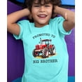 thumbnail image 6 of Promoted to Big Brother Red Tractor Shirt for Boys Farm Sibling Reveal Pregnancy Announcement Tee Chill Shirt 3T, 6 of 8