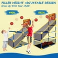 thumbnail image 3 of Kids Arcade Basketball Hoop with 4 Balls, Single Shot Basketball Game for Toddler,Carnival Games Sport Toys Gifts for Boys Girls Ages 3-8 Years Old Indoor Outdoor Sport Play - Easy Set Up, 3 of 7