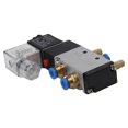 thumbnail image 3 of 4V210-08 Dc 12V Solenoid Pneumatic Valve 5 Port 2 Position& Connector, 3 of 9