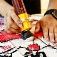 thumbnail image 4 of Wood Shearing Guide for Rug Trimmer Tool Carpet, Adjustable Rug Tufting Carver Clippers Trimmer Stand Base with Screw Gasket for Home Office, Excluding Carpet Trimmer, 4 of 8