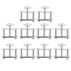 thumbnail image 1 of Pinzas de tubería de control de flujo de 10 unids Abrazadera de tornillo giratorio ajustable Pinza de manguera de compresor, 1 of 5