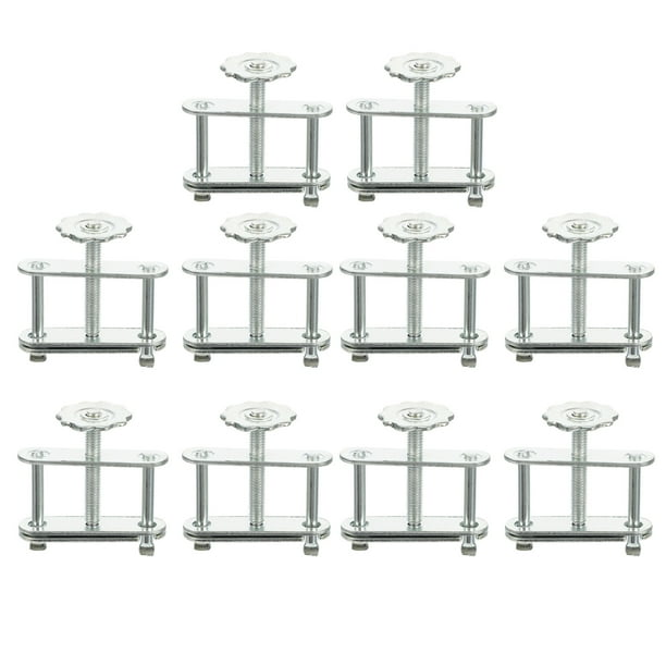 Pinzas de tubería de control de flujo de 10 unids Abrazadera de tornillo giratorio ajustable Pinza de manguera de compresor