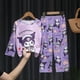 thumbnail image 1 of Conjunto de ropa de dormir para niños con dibujos animados bonitos, pantalones largos de manga larga, ropa para el hogar para niña, conjunto de dos piezas para uso estacional para primavera y otoño, 1 of 5