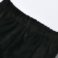 thumbnail image 4 of Baby Pants Winter Fashion Solid Color Warm Flared Long Denim Pants Girls Trousers Black 12 Months-18 Months, 4 of 4
