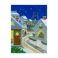 thumbnail image 1 of Trademark Fine Art 'All Is Bright' Canvas Art by Geraldine Aikman, 1 of 3