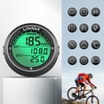 thumbnail image 2 of NFTIGB Wired Bike Computer Speedometer Waterproof LCD Backlight Cycle Odometer 2.2 in / 5.6 cm Screen, White, 2 of 4