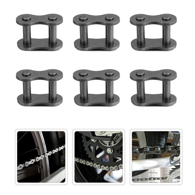 OULII 10Pcs Locking Chain Links Made from Alloy Steel for Connecting Applications